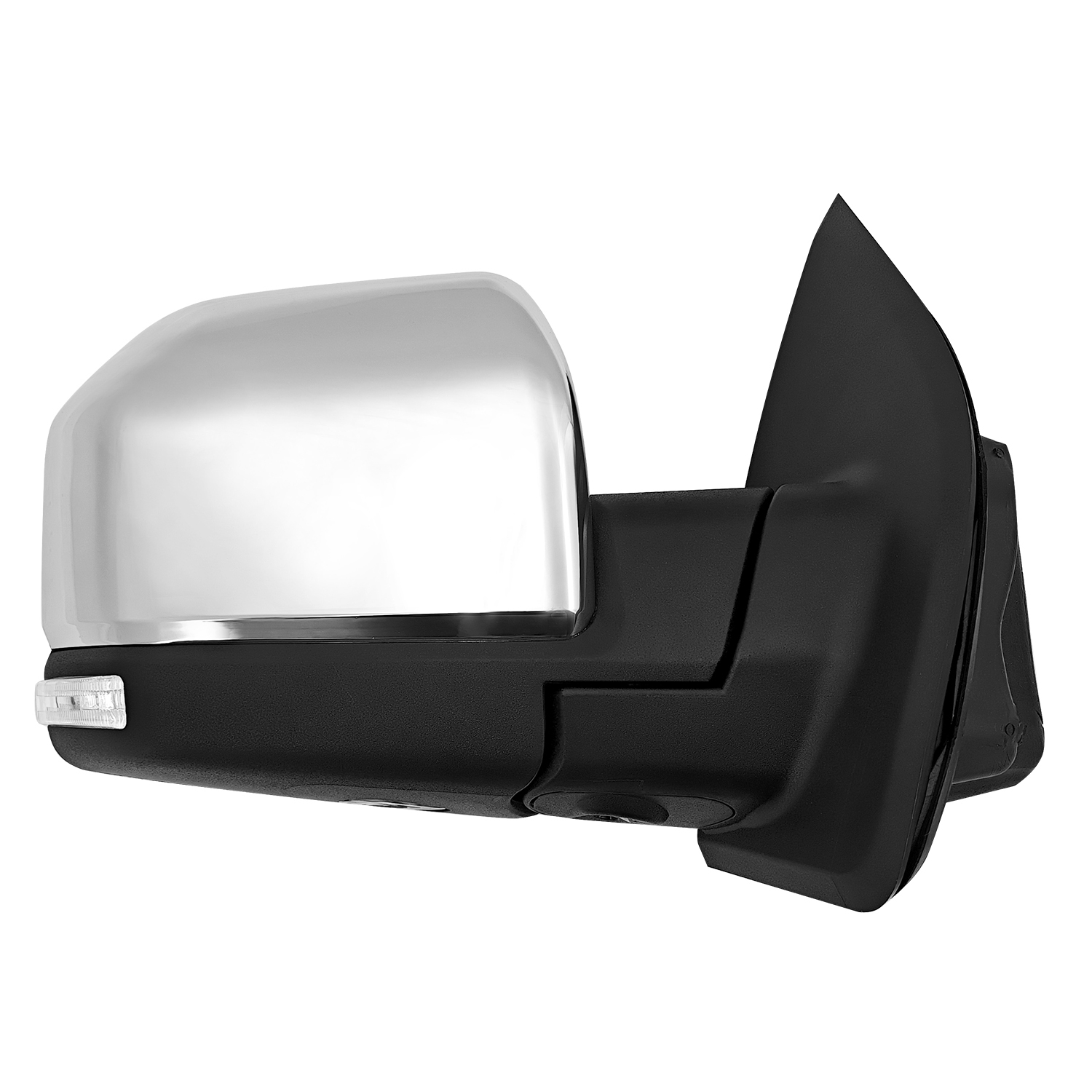 Right Side Power Mirror 16+4 Pin Chrome w/Memory for 2015-2018 Ford F-150 Heated/Folding/Turn Signal/Ground Light/Width Light/Blind Spot/Camera