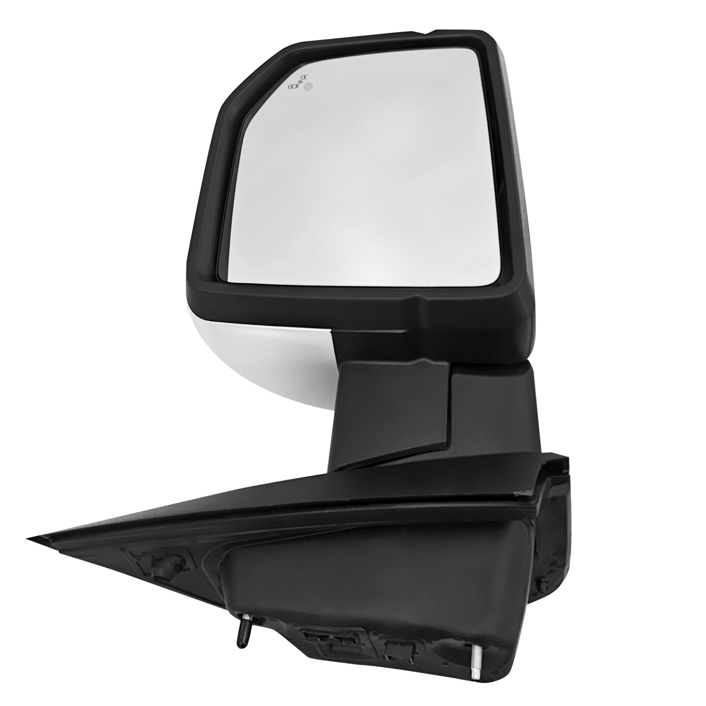 Right Side Power Mirror 16+4 Pin Chrome w/Memory for 2015-2018 Ford F-150 Heated/Folding/Turn Signal/Ground Light/Width Light/Blind Spot/Camera