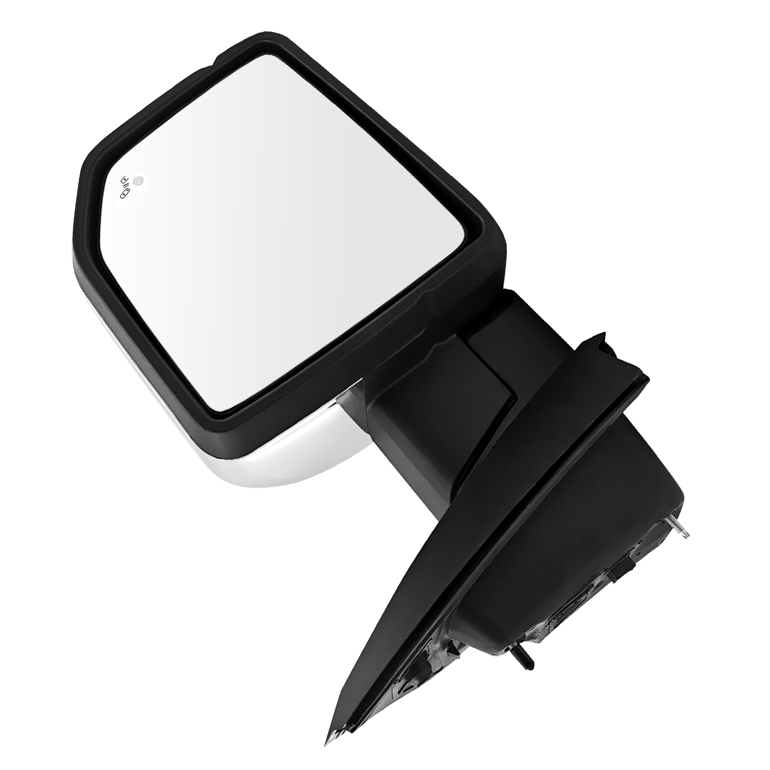 Right Side Power Mirror 16+4 Pin Chrome w/Memory for 2015-2018 Ford F-150 Heated/Folding/Turn Signal/Ground Light/Width Light/Blind Spot/Camera