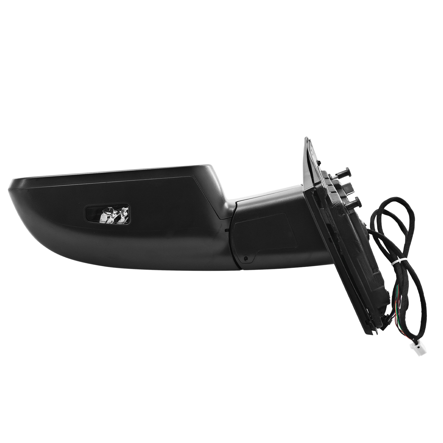 14 Pins Left Driver Side Mirror for Ram 1500 2019-2024 | Heated Glass | Turn Signal Light | Puddle Light | Blind Spot Glass | Temp Sensor | Power Folding