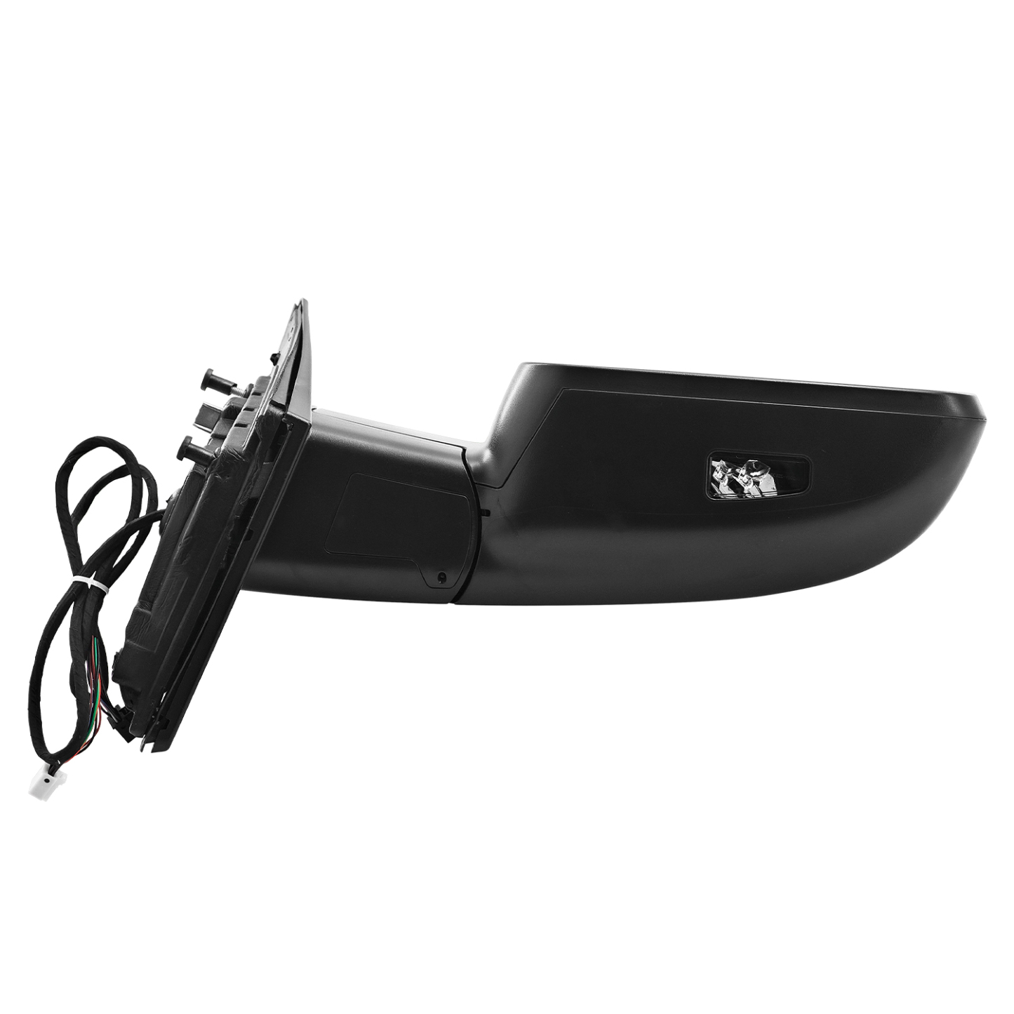 14 Pins Right Passenger Side Mirror for Ram 1500 2019-2024 | Heated Glass | Turn Signal Light | Puddle Light | Blind Spot Glass | Temp Sensor | Power Folding