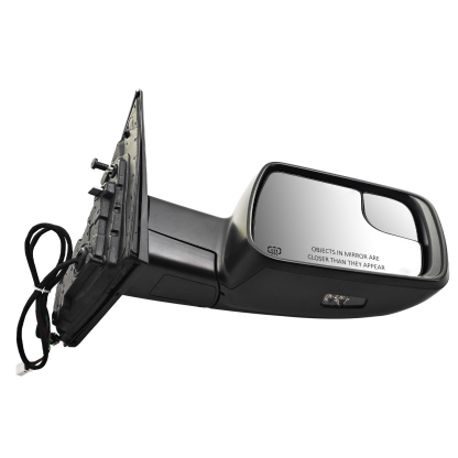 14 Pins Right Passenger Side Mirror for Ram 1500 2019-2024 | Heated Glass | Turn Signal Light | Puddle Light | Blind Spot Glass | Temp Sensor | Power Folding