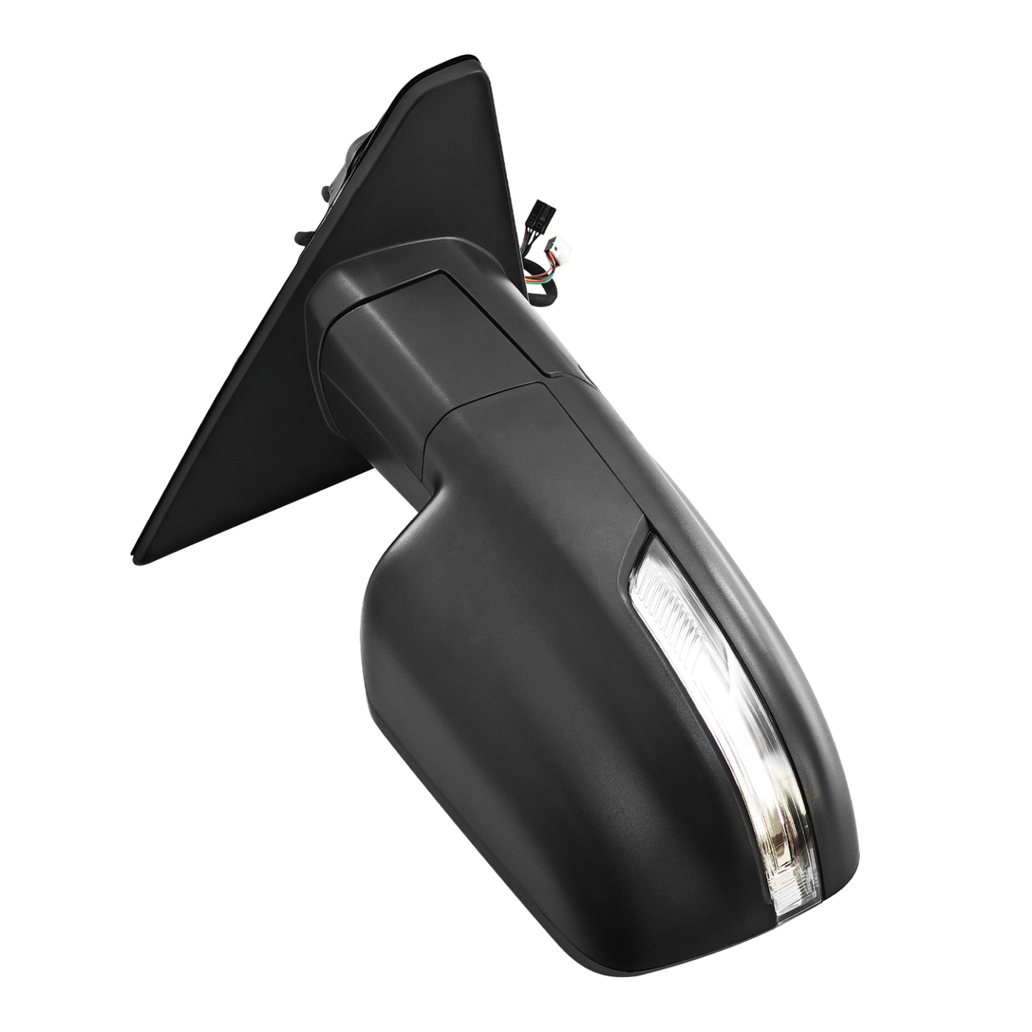 14 Pins Right Passenger Side Mirror for Ram 1500 2019-2024 | Heated Glass | Turn Signal Light | Puddle Light | Blind Spot Glass | Temp Sensor | Power Folding