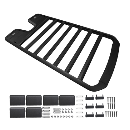 Roof Rack Platform Rooftop Cargo System Carrier Compatible with LR Defender 110 2020 2021 2022 2023 2024 2025(with T-Shaped Expansion Slot)