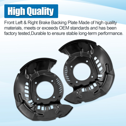 Brake Dust Cover Fit For Toyota SEQUOIA 2008-2022 TUNDRA 2007-2021 - Front Left & Right