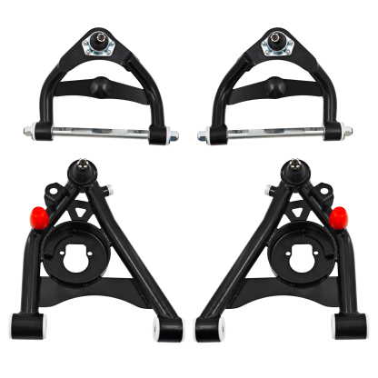 Front Upper Lower Control Arms Suspension Kit Fits for 1978-1988 G-Body and 1982-2004 S10 Tubular 2WD
