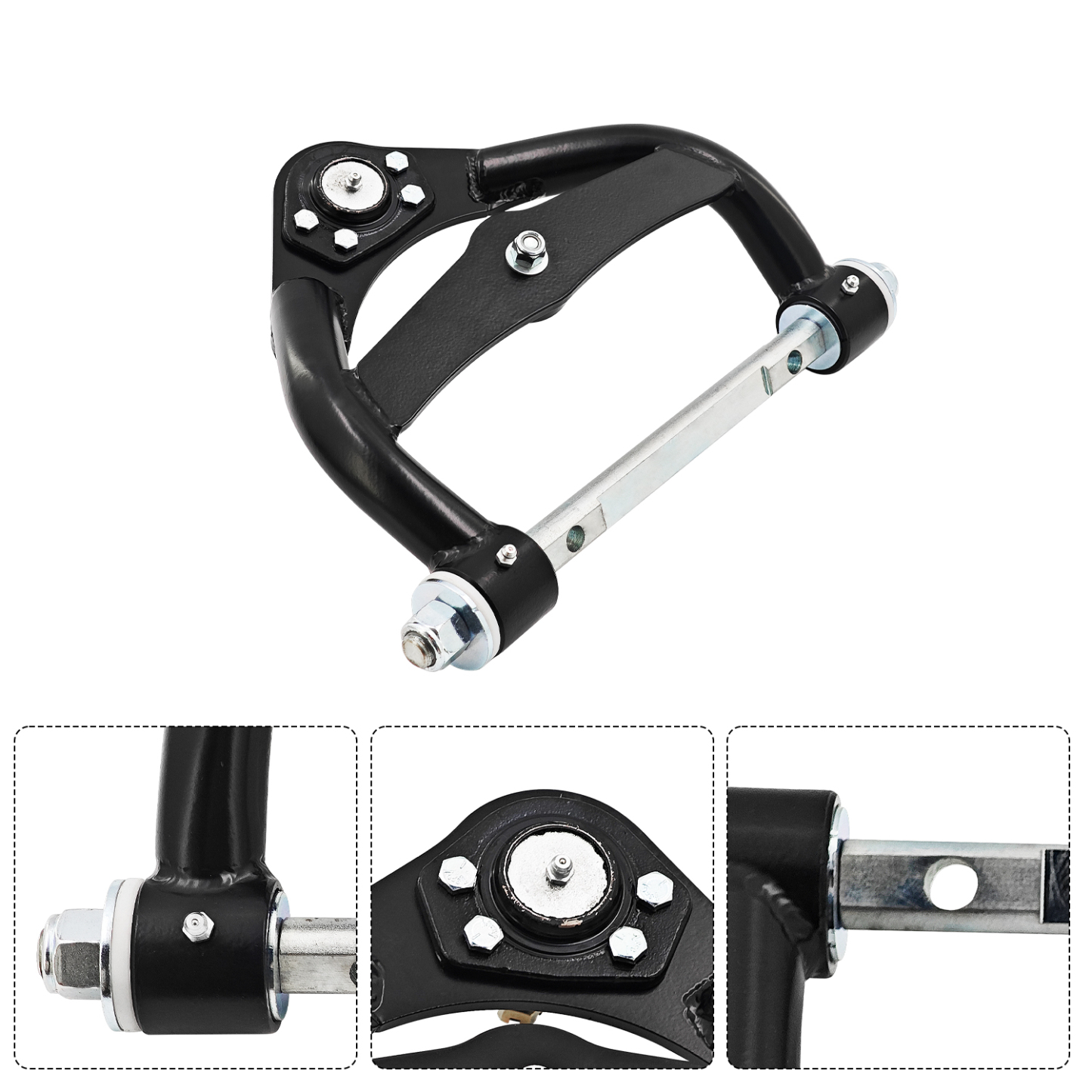 Front Upper Lower Control Arms Suspension Kit Fits for 1978-1988 G-Body and 1982-2004 S10 Tubular 2WD