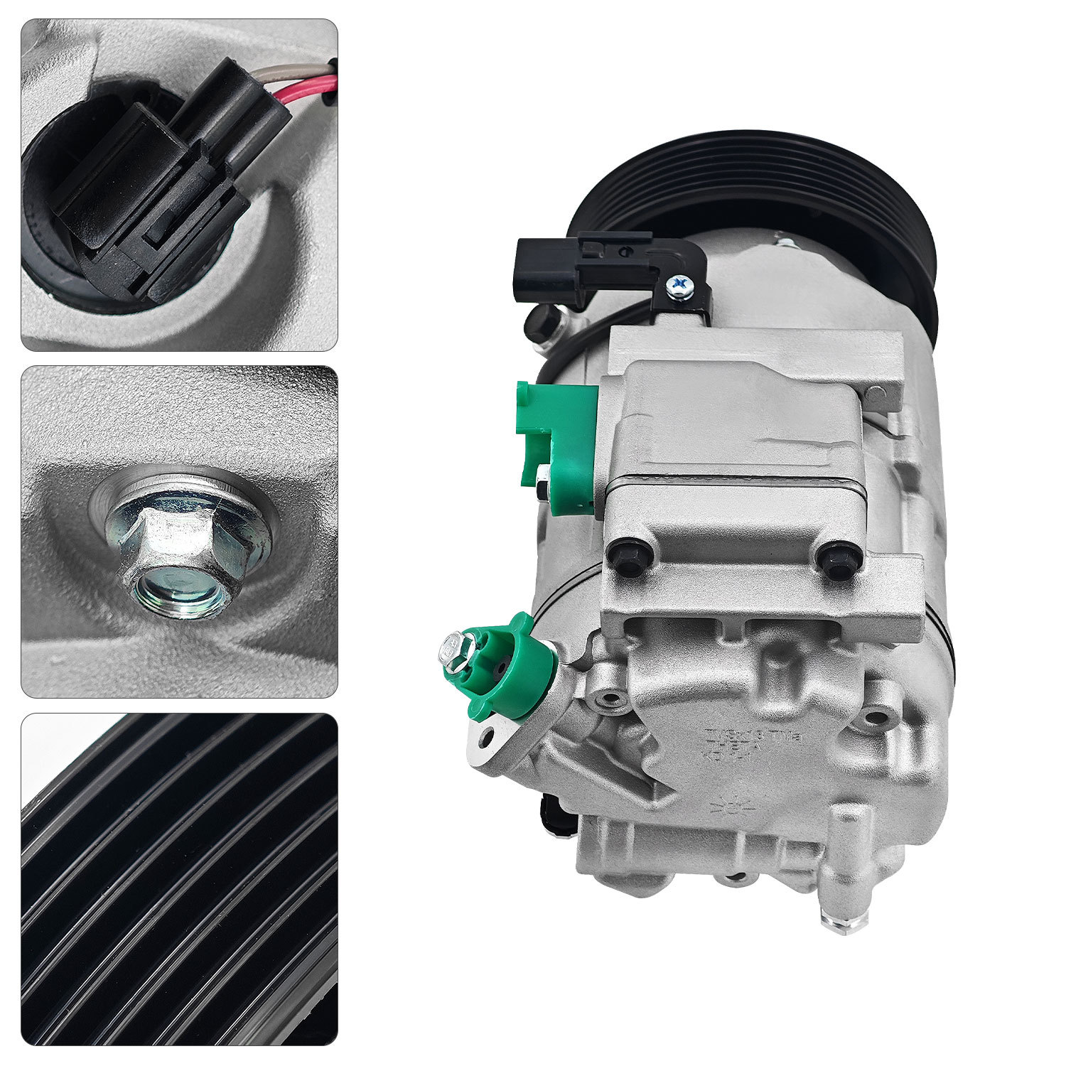 AC Compressor with Clutch Fits Hyundai  Santa Fe 2013-2018, Kia Sorento 2012-2015 #977011U650