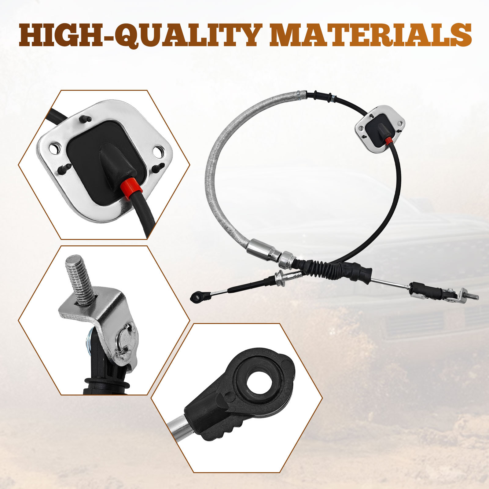 Automatic Transmission Shift Control Cable Compatible with Toyota Sequoia Tundra 5.7L 2007-2022