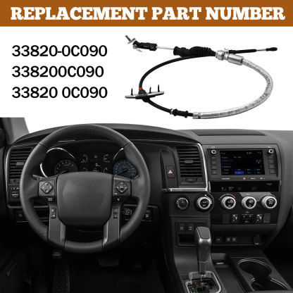 Automatic Transmission Shift Control Cable Compatible with Toyota Sequoia Tundra 5.7L 2007-2022