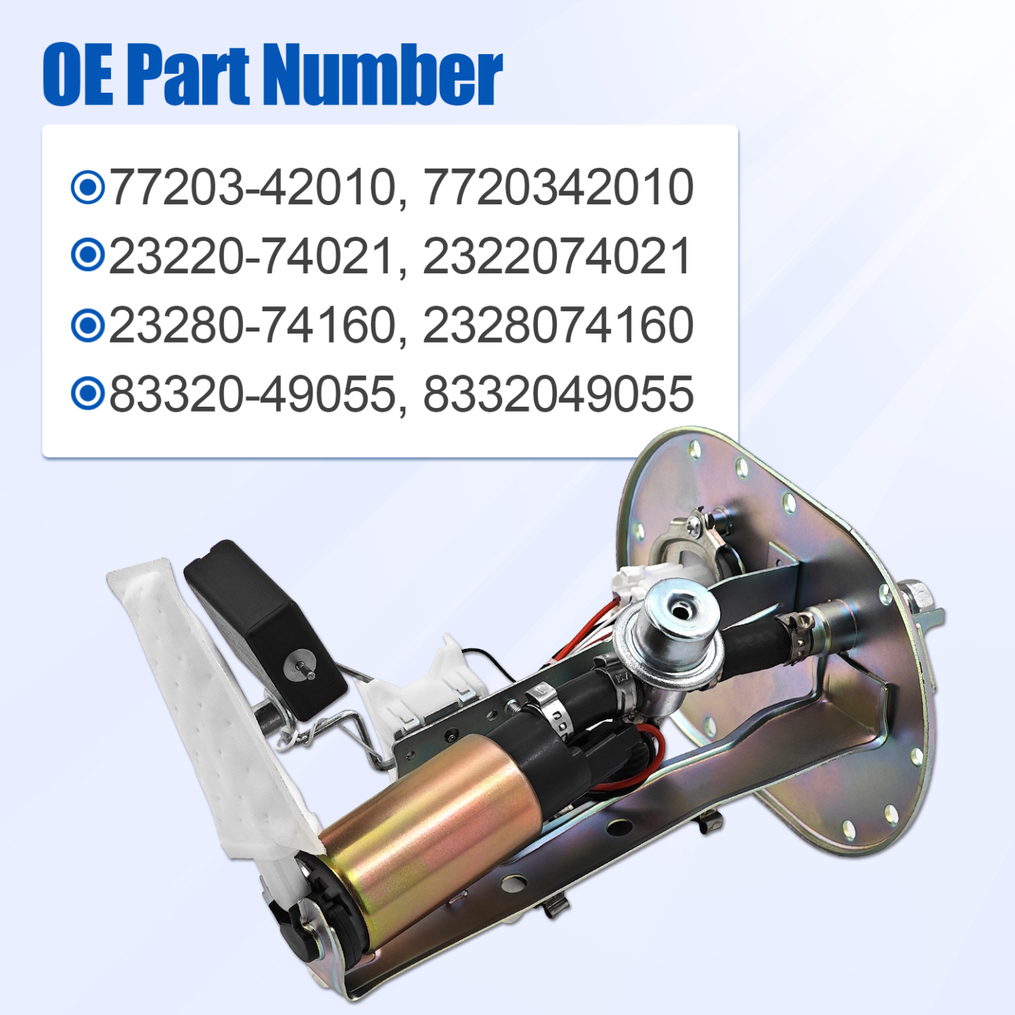 Fuel Pump Sending Unit Compatible with Toyota Rav4 2.0L 1995-2000