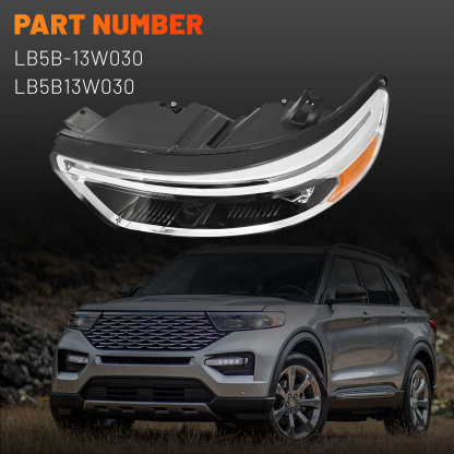 Full LED Headlight with DRL for Ford Explorer 2020-2024 - Left Driver Side 