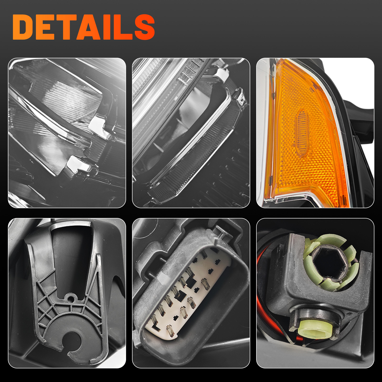 Full LED Headlight with DRL for Ford Explorer 2020-2024 - Left Driver Side 