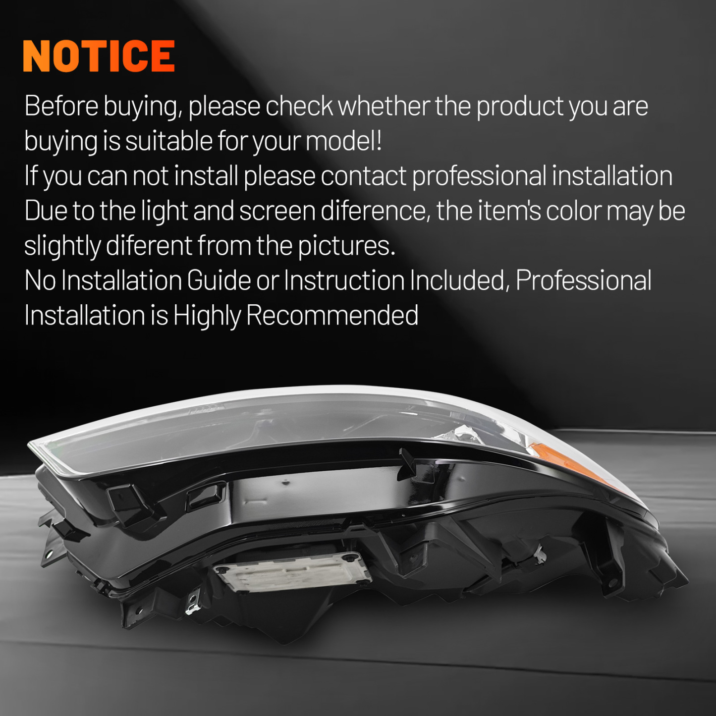 Full LED Headlight with DRL for Ford Explorer 2020-2024 - Left Driver Side 