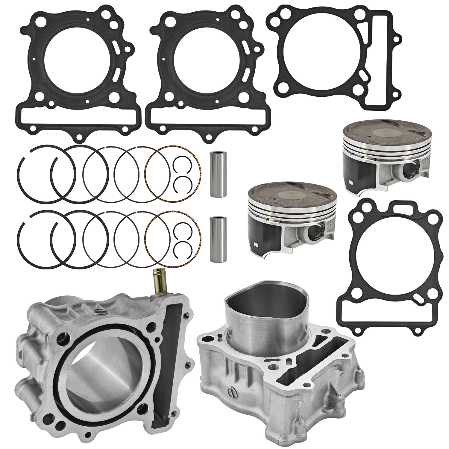 Front Rear Cylinder Piston Gasket Kit for Suzuki SV650 SV650A SV650S SV650SA V-Strom DL650 DL650A DL650AL1 DL650L1