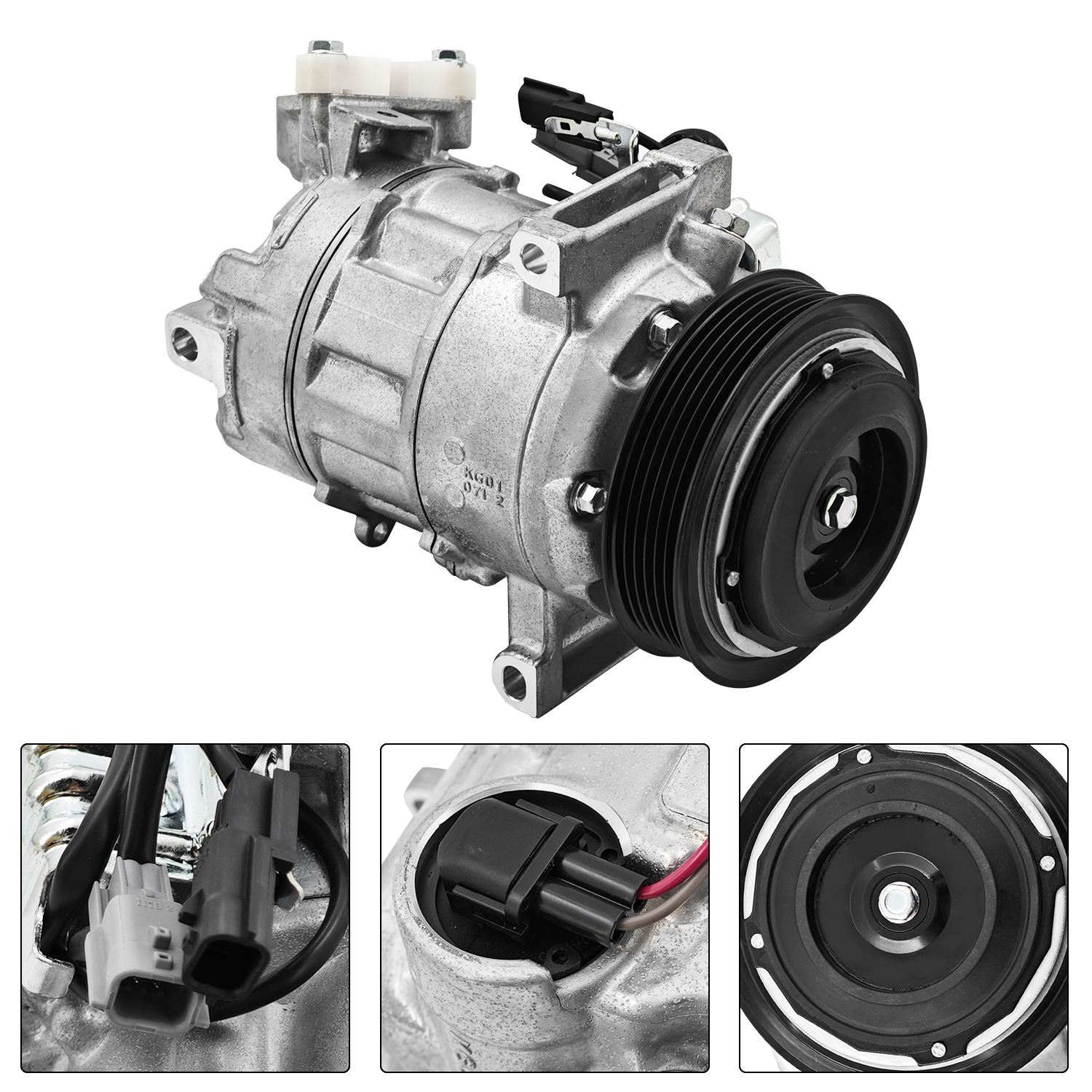 12V 7PK A/C Compressor for Nissan X-TRAIL j11 Qashqai (2014-2020) Renault Scenic 1.6 (2011-2018)