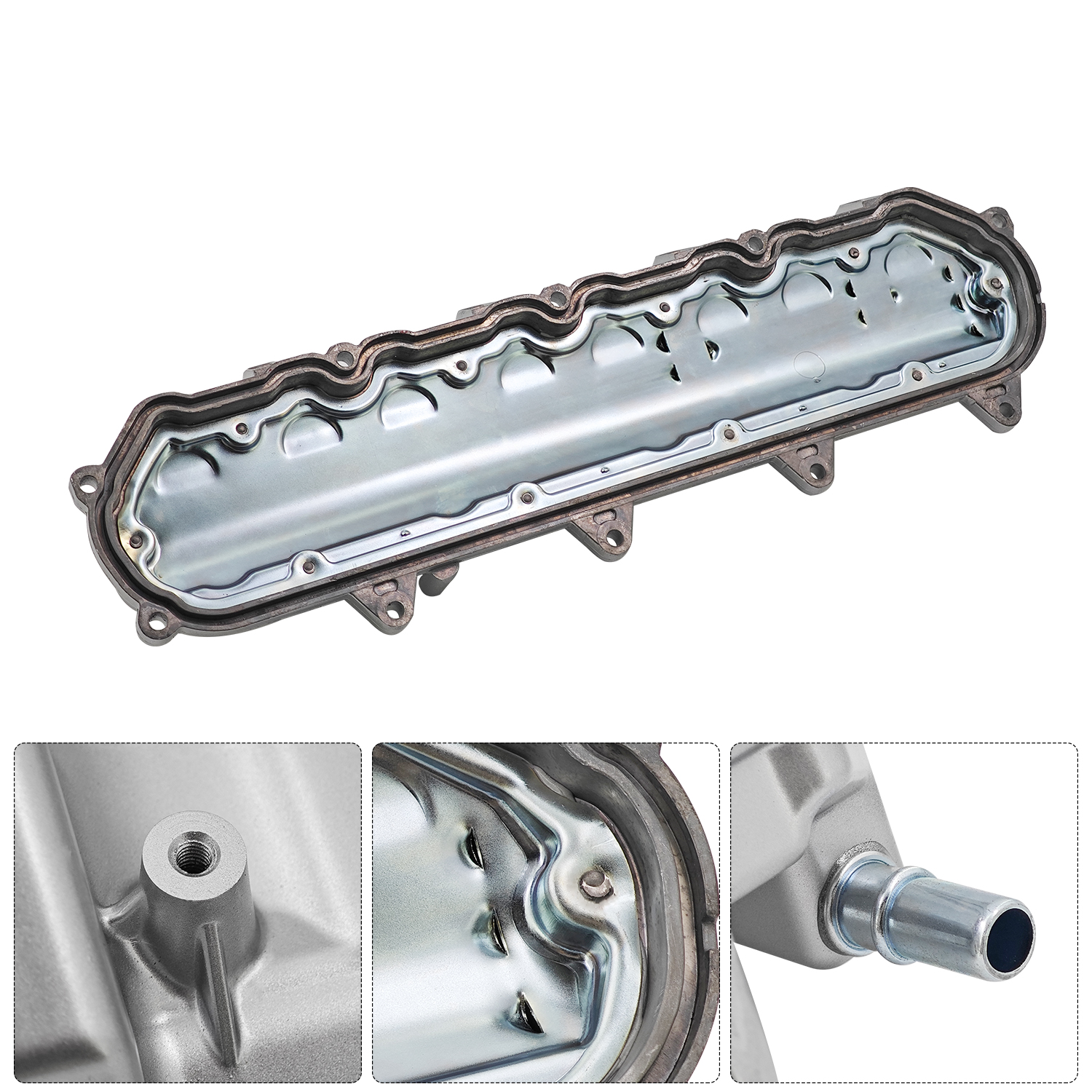 Left & Right Engine Valve Cover Set for Chevy 2014-2024 Suburban Silverado 1500 for GMC Savana 2500 3500 1500 Yukon for Escalade 5.3L 6.2L