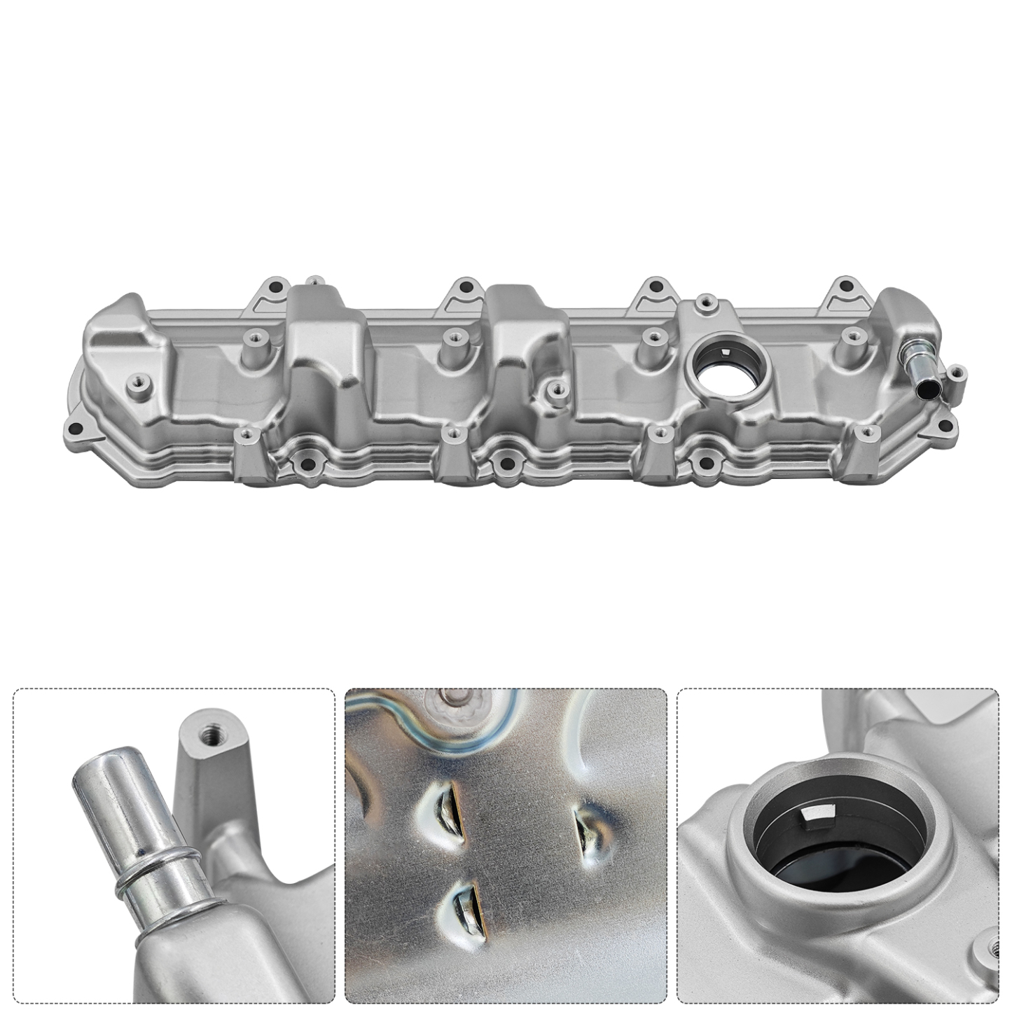 Left & Right Engine Valve Cover Set for Chevy 2014-2024 Suburban Silverado 1500 for GMC Savana 2500 3500 1500 Yukon for Escalade 5.3L 6.2L