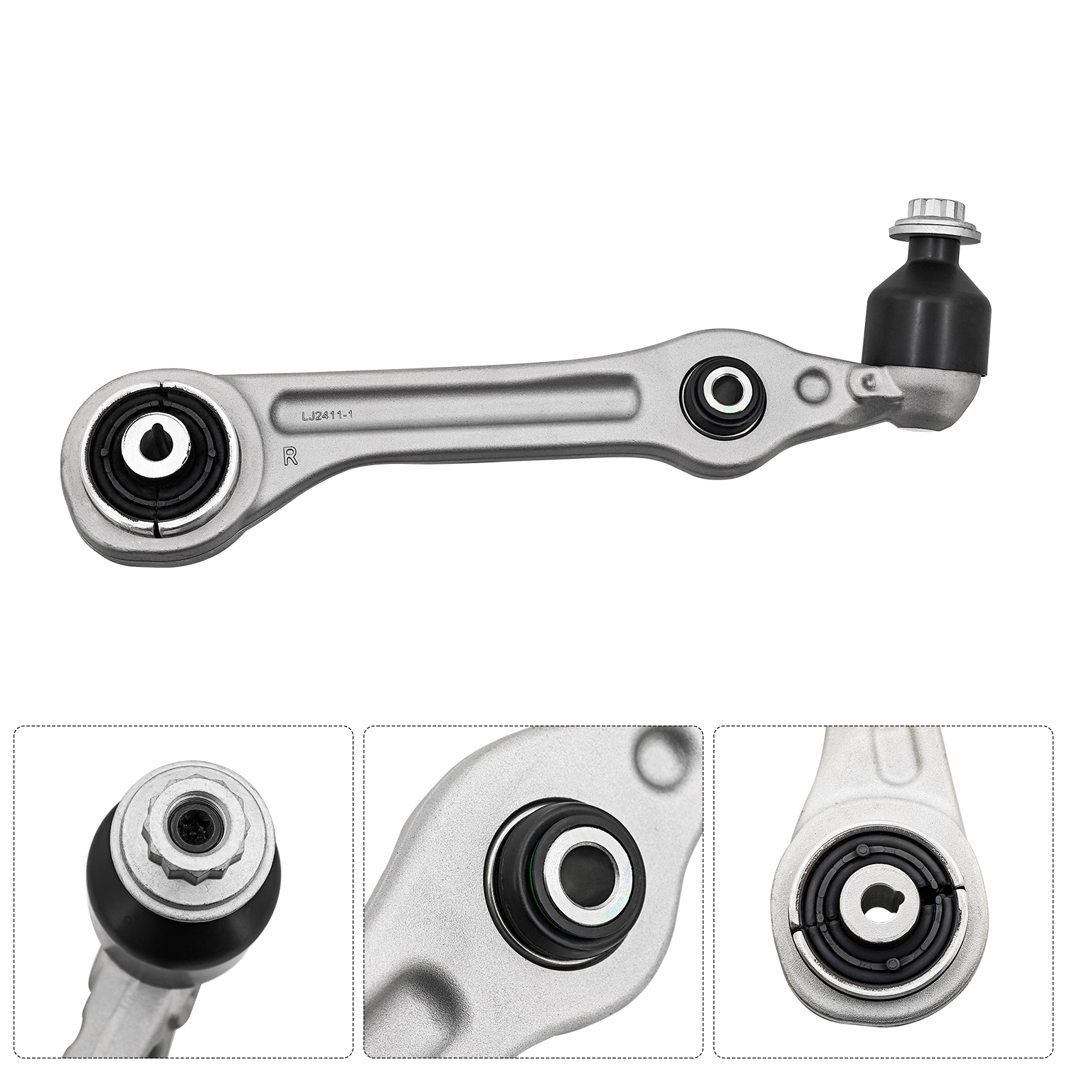 6PCS Front Upper Lower Control Arms Kit RWD for Mercedes Benz Maybach S600 S650, S450, S550, S550e, S560, S560e, S63 AMG 2014-2020