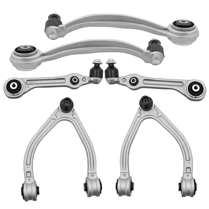 6PCS Front Upper Lower Control Arms Kit RWD for Mercedes Benz Maybach S600 S650, S450, S550, S550e, S560, S560e, S63 AMG 2014-2020