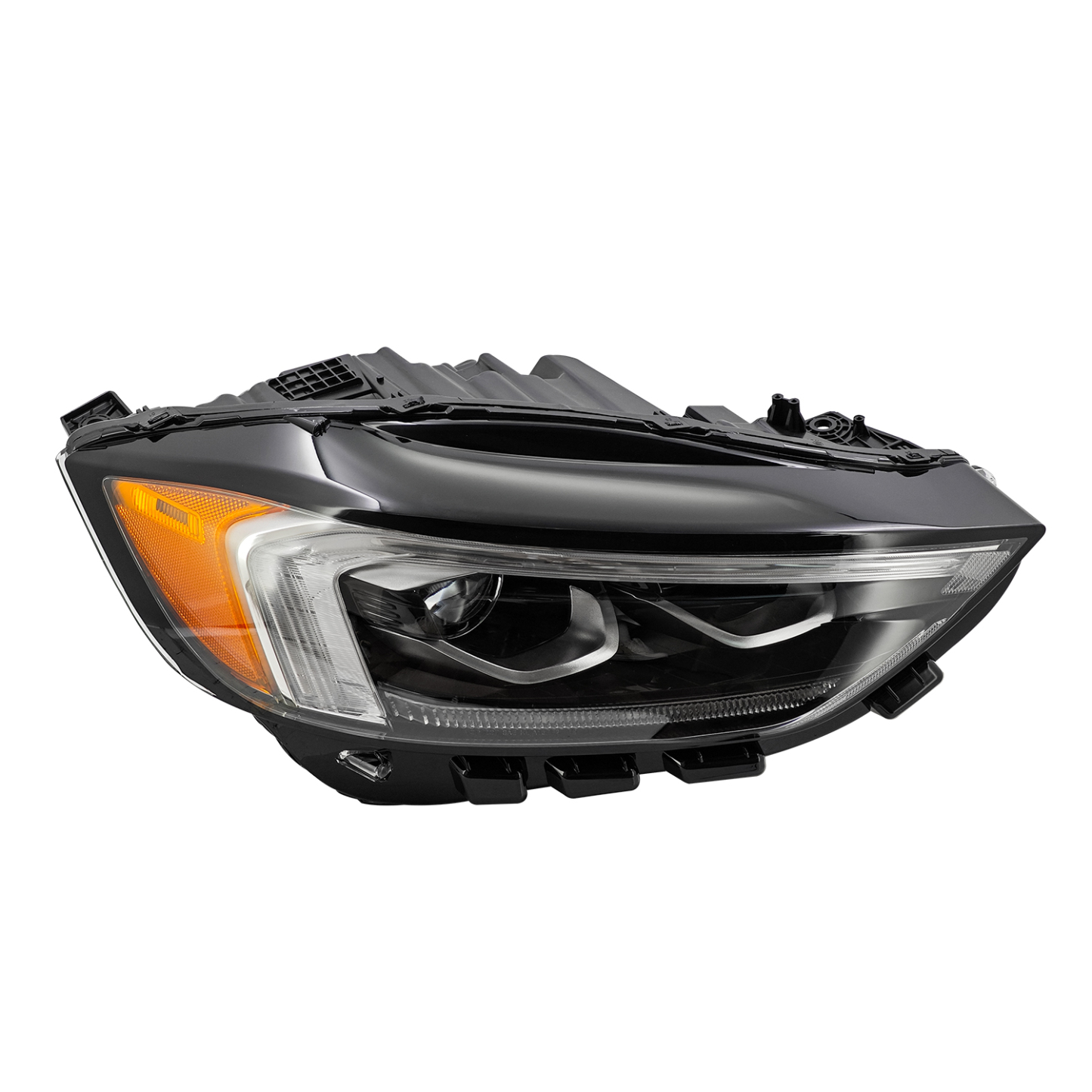 Right Passenger Side LED Headlight  for 2019-2024 ford EDGE  w/DRL, Adaptive, Dual Projector, USA Version