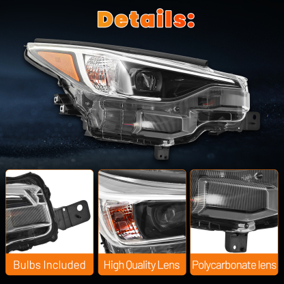 LED Headlight for Subaru Crosstrek Impreza 2.0L 2.5L 2024-2025 w/AFS - Right Passenger Side