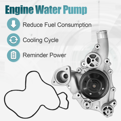 Water Pump Fit for Dodge Charger Challenger 2015-2023 for Ram 1500 2021-2024 for Jeep Grand Cherokee 2018-2021
