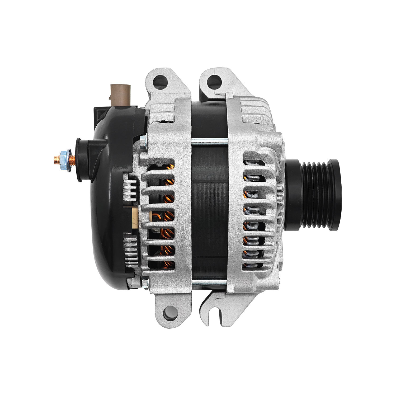 12V 230A Alternator for Ram 1500 3.0L 2014-2018, 1500 Classic 3.0L 2019, V6 Diesel (Ecodiesel), 6-Groove Pulley Clockwise