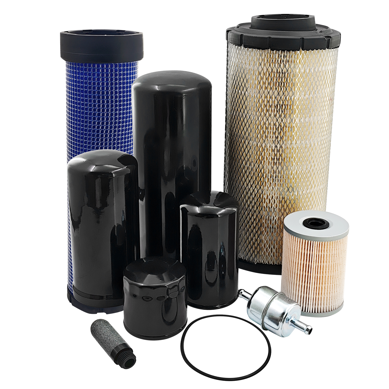 Filter Kit Compatible with John Deere Skid Steer Loader 330G 331G 332G 333G