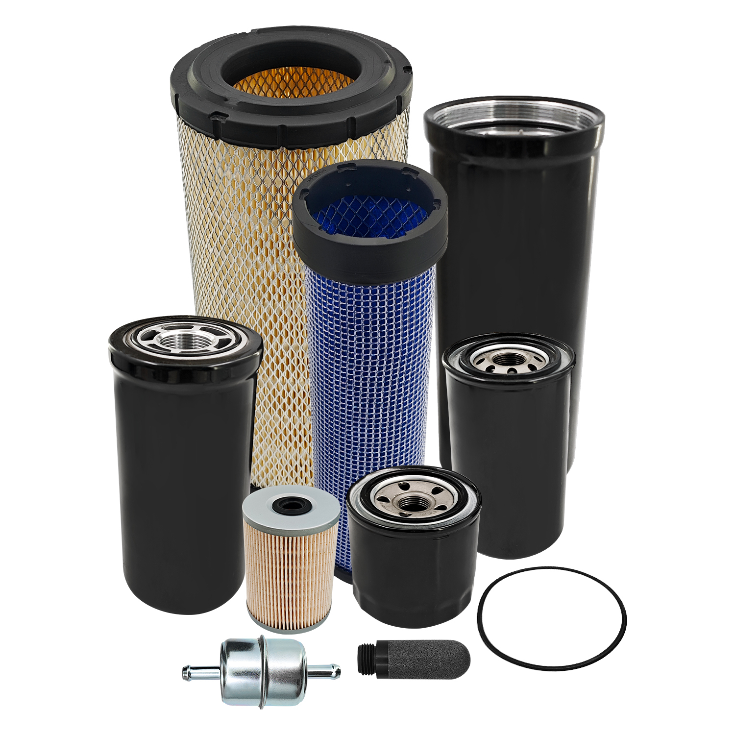 Filter Kit Compatible with John Deere Skid Steer Loader 330G 331G 332G 333G