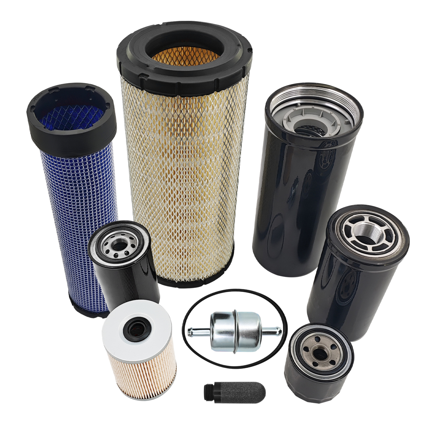 Filter Kit Compatible with John Deere Skid Steer Loader 330G 331G 332G 333G