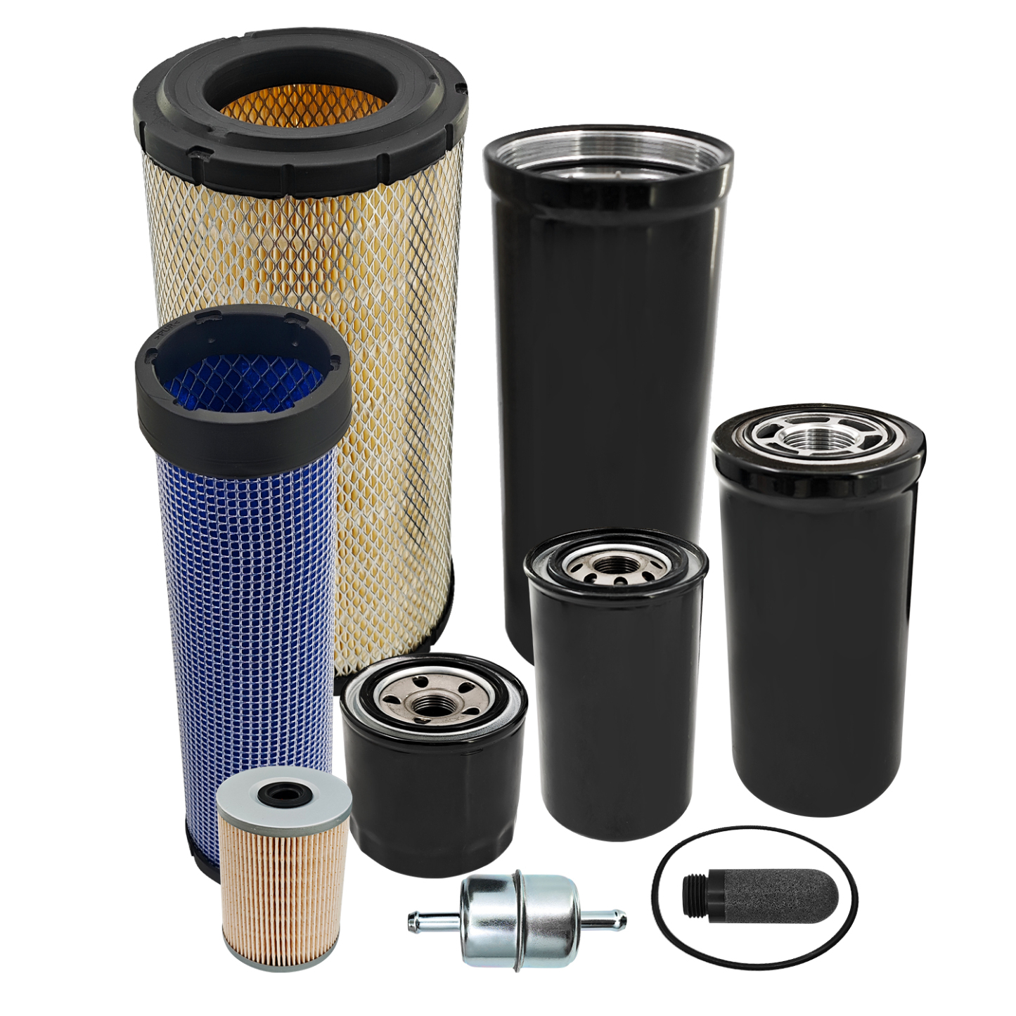 Filter Kit Compatible with John Deere Skid Steer Loader 330G 331G 332G 333G