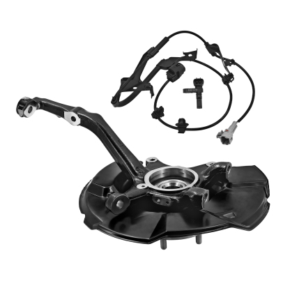 Front Right Steering Knuckle Assembly Fits for Toyota Tacoma 2005-2023 4WD, Passenger Side Spindle Knuckle w/Wheel Bearing Hub and ABS Sensor