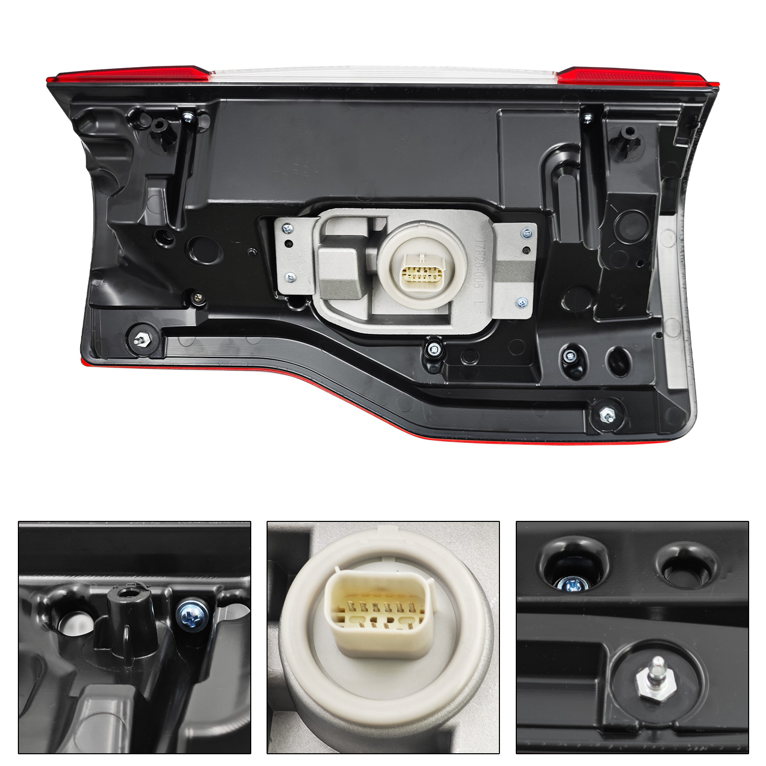 Rear Left LED Duty Right Tail Lights w/Blind Spot Assembly Compatible with Ford F250 F350 F450 F550 Super Duty 2017-2019