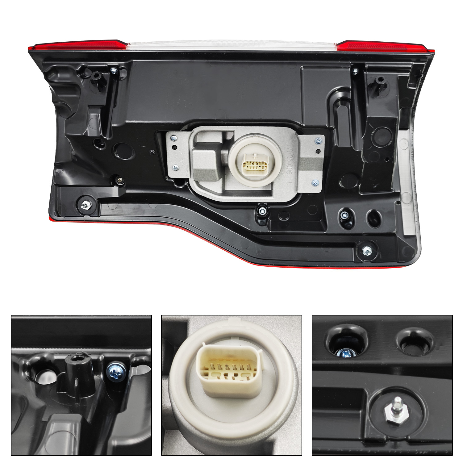 Rear Left LED Duty Right Tail Lights w/Blind Spot Assembly Compatible with Ford F250 F350 F450 F550 Super Duty 2017-2019