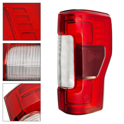Rear LED Duty Right Tail Lights w/Blind Spot Assembly Compatible with Ford F250 F350 F450 F550 Super Duty 2017-2019 (Right Passenger Side)