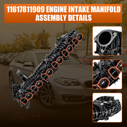 N57D30 Engine Intake Manifold Compatible with BMW X5 2014-2018, For BMW 6 SERIES F12 F13 F06, For BMW 7 SERIES F01 F02 F03 F04