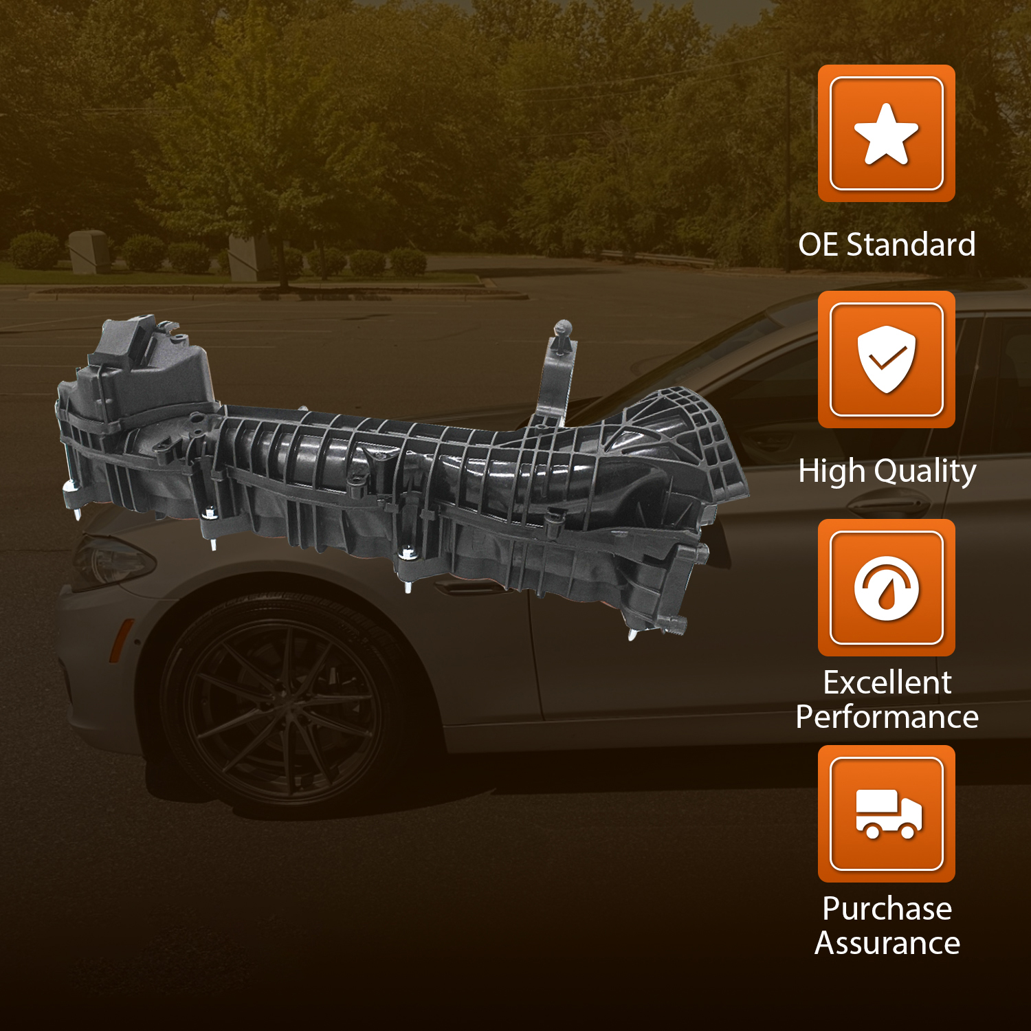 N57D30 Engine Intake Manifold Compatible with BMW X5 2014-2018, For BMW 6 SERIES F12 F13 F06, For BMW 7 SERIES F01 F02 F03 F04