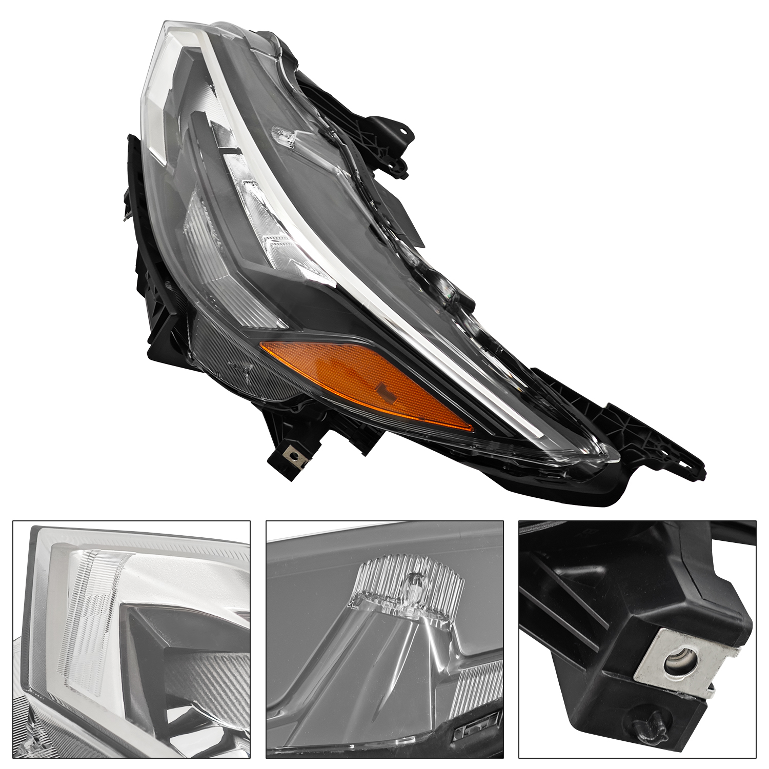 LED Headlight w/Bulbs for Nissan Sentra SR SR Premium 2024-2025- Left Driver Side