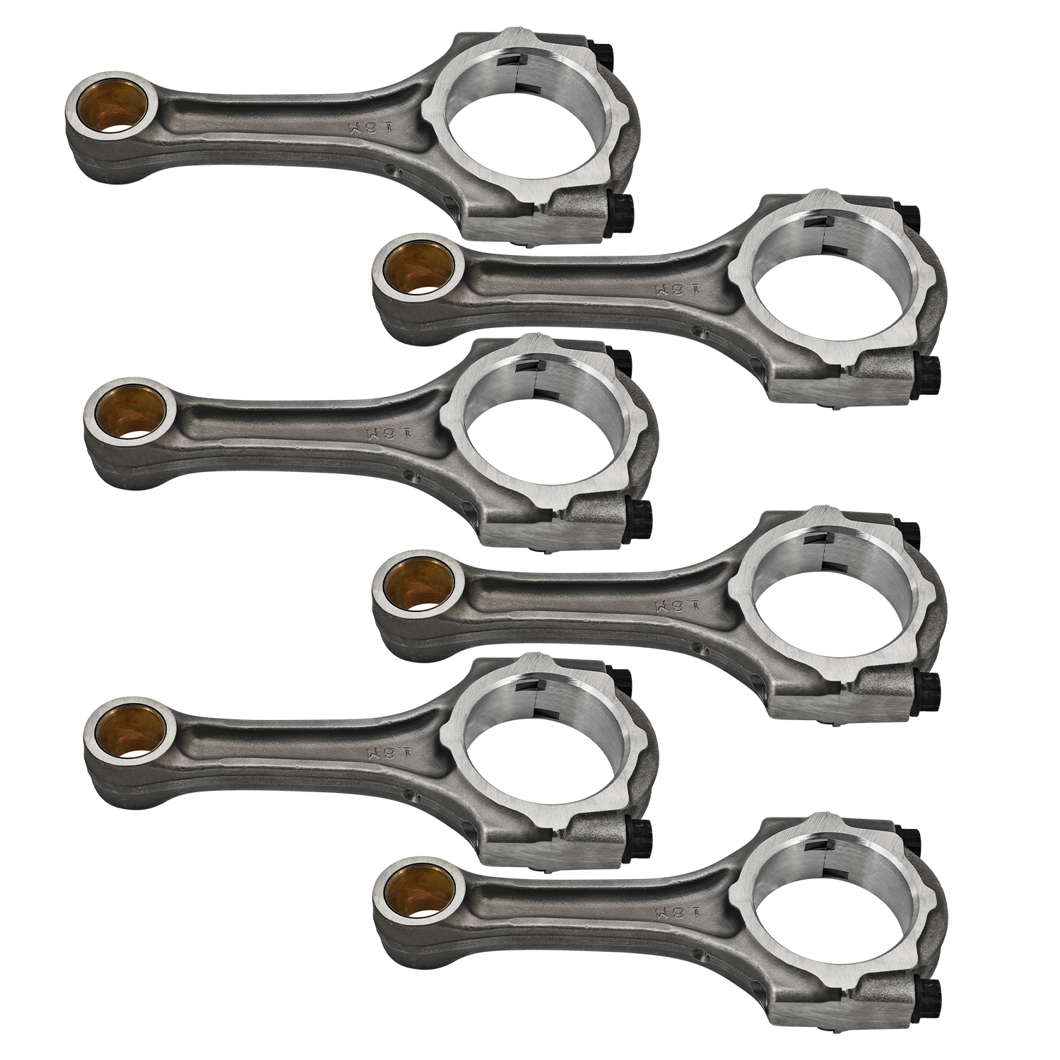 6PCS Engine Connecting Rod w/Bolts Fits for Toyota and Lexus Models with 2JZ 2JZ-GE/ 2JZ-GTE Engine