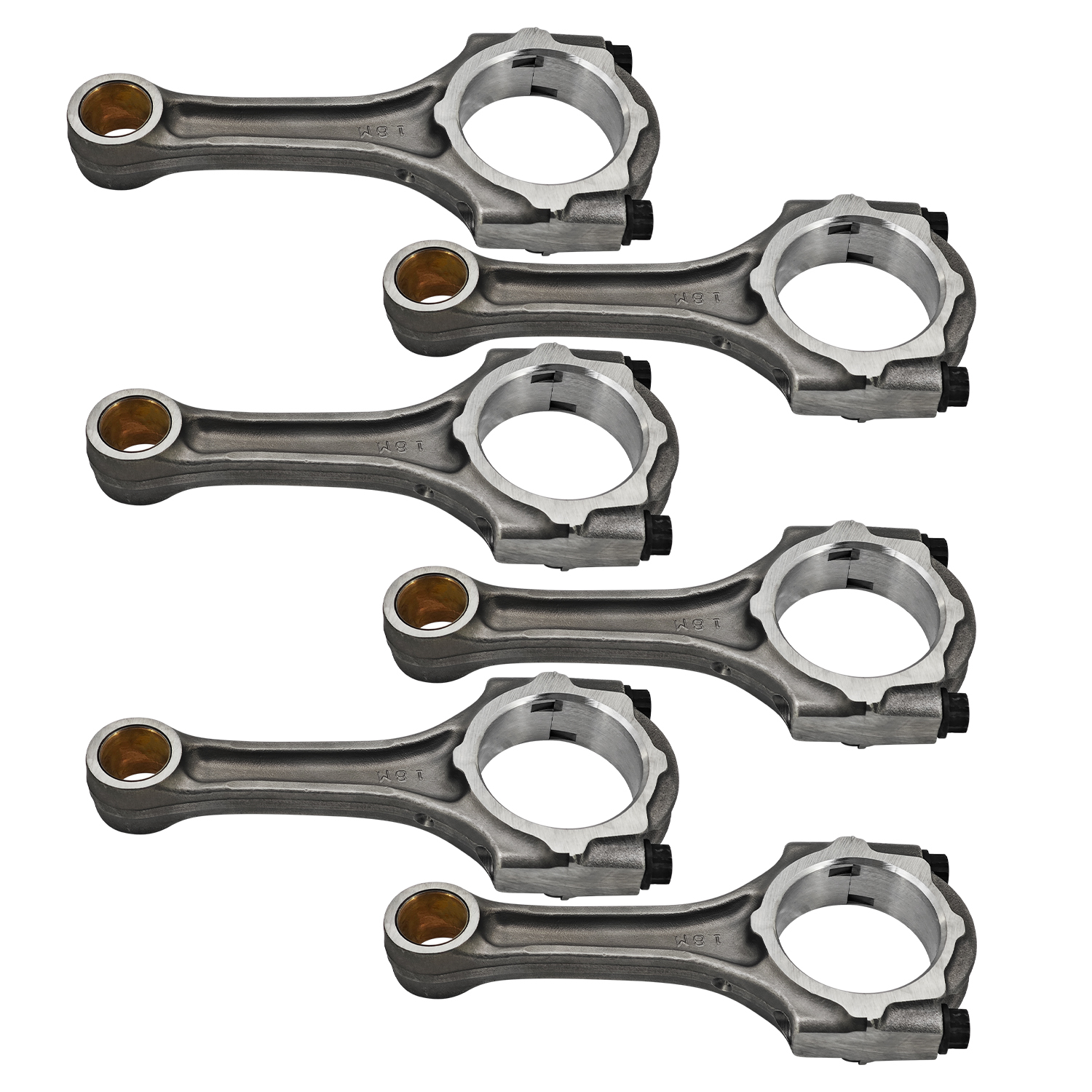 6PCS Engine Connecting Rod w/Bolts Fits for Toyota and Lexus Models with 2JZ 2JZ-GE/ 2JZ-GTE Engine