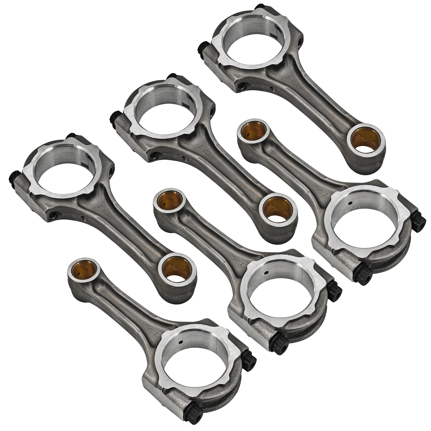 6PCS Engine Connecting Rod w/Bolts Fits for Toyota and Lexus Models with 2JZ 2JZ-GE/ 2JZ-GTE Engine