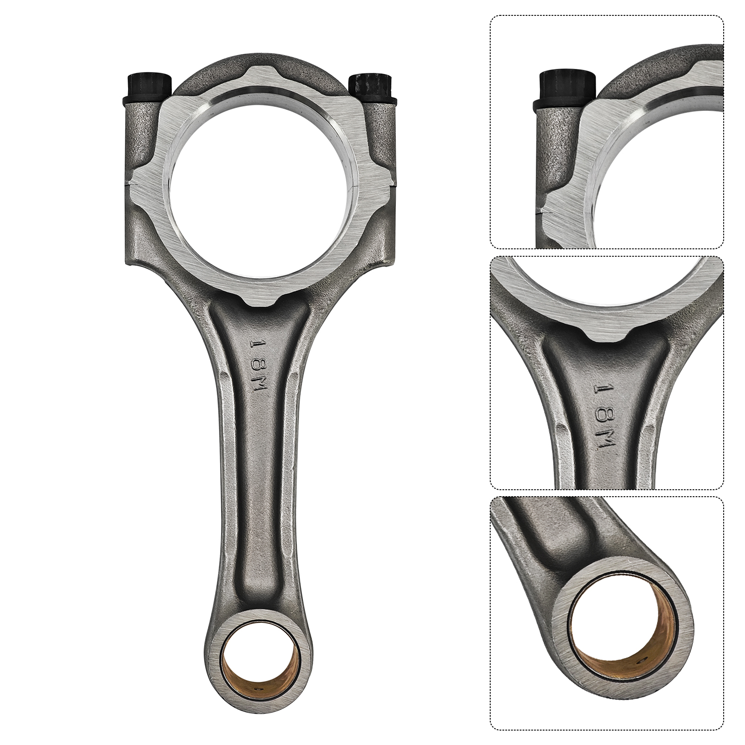 6PCS Engine Connecting Rod w/Bolts Fits for Toyota and Lexus Models with 2JZ 2JZ-GE/ 2JZ-GTE Engine
