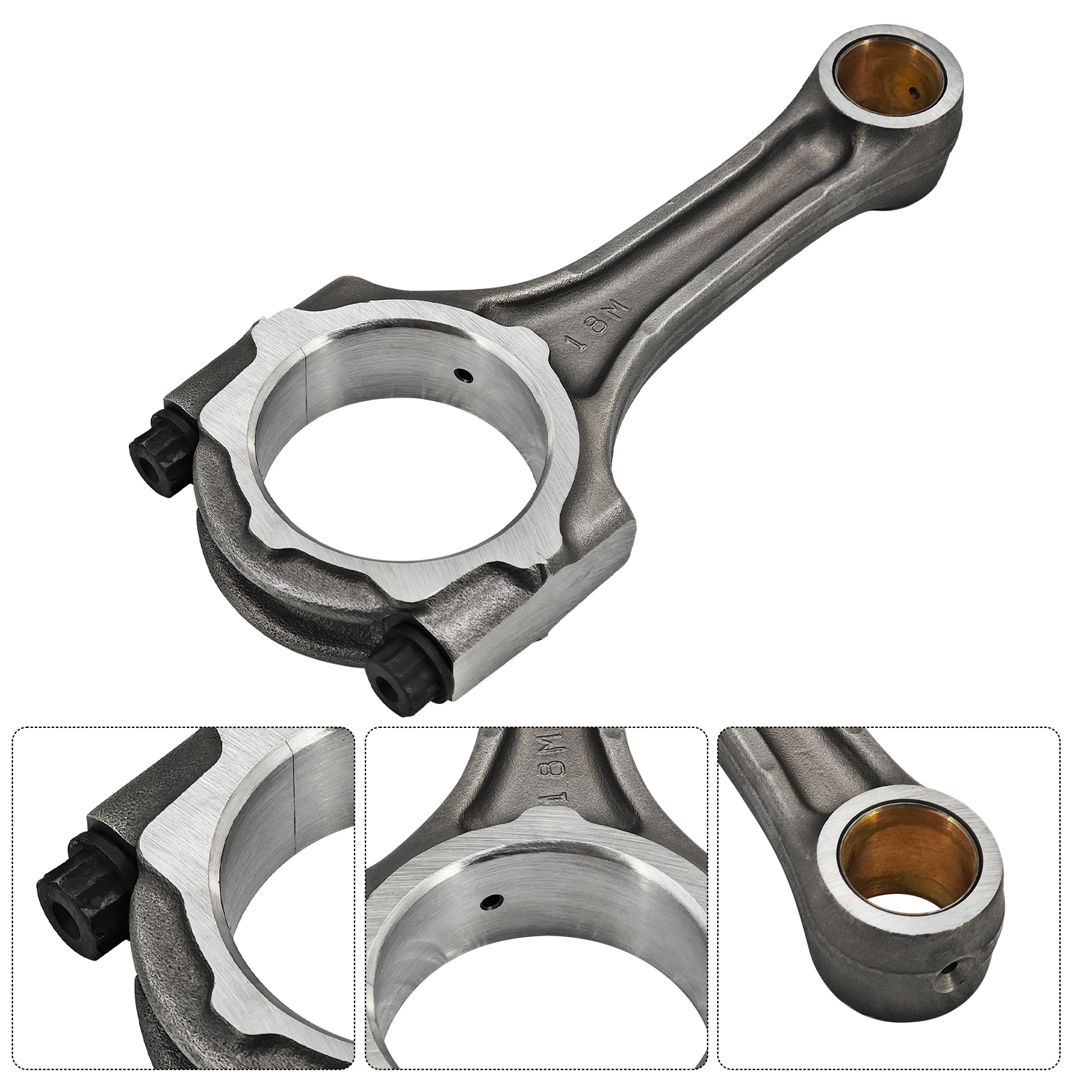 6PCS Engine Connecting Rod w/Bolts Fits for Toyota and Lexus Models with 2JZ 2JZ-GE/ 2JZ-GTE Engine