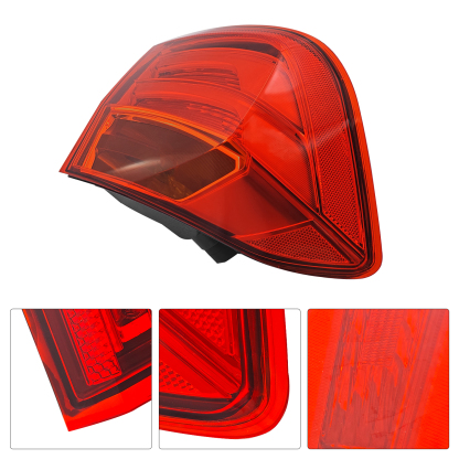 Tail Light for BMW 3 Series Sedan 2012-2015, Fits for BMW ActiveHybrid 3 2013-2015, Fits for BMW M3 2015 - Left Driver Side 