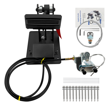 Universal Passenger Side Dual Brake Pedal Right Hand Drive Conversion Kit, Driver Assistance Device for Driving Schools for All Vehicles