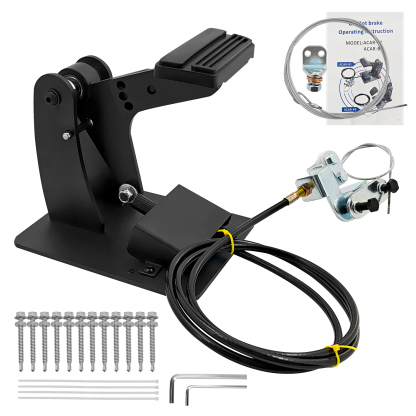 Universal Passenger Side Dual Brake Pedal Right Hand Drive Conversion Kit, Driver Assistance Device for Driving Schools for All Vehicles