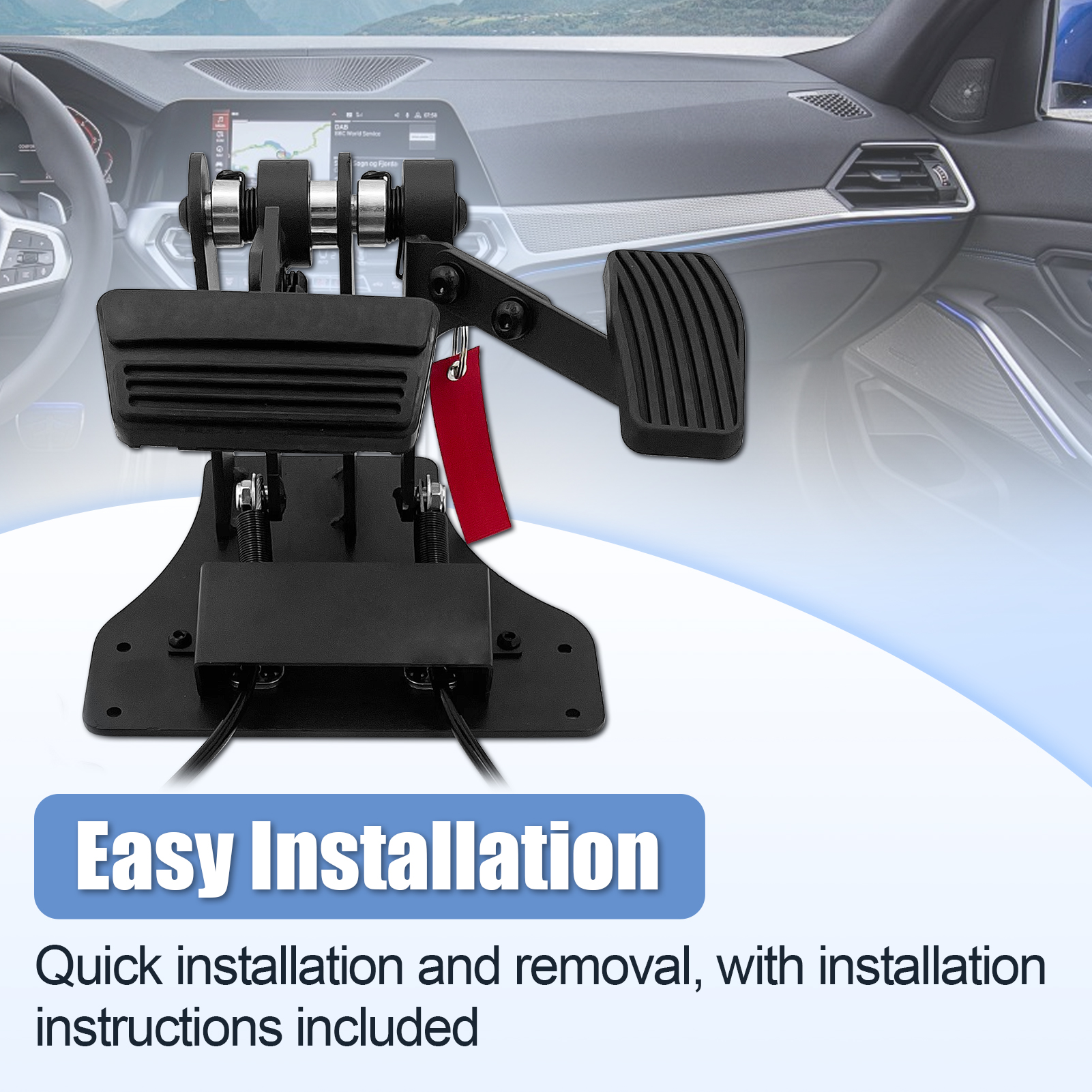 Right Drive Pedal Conversion Kit – Dual Gas & Brake for Training Cars