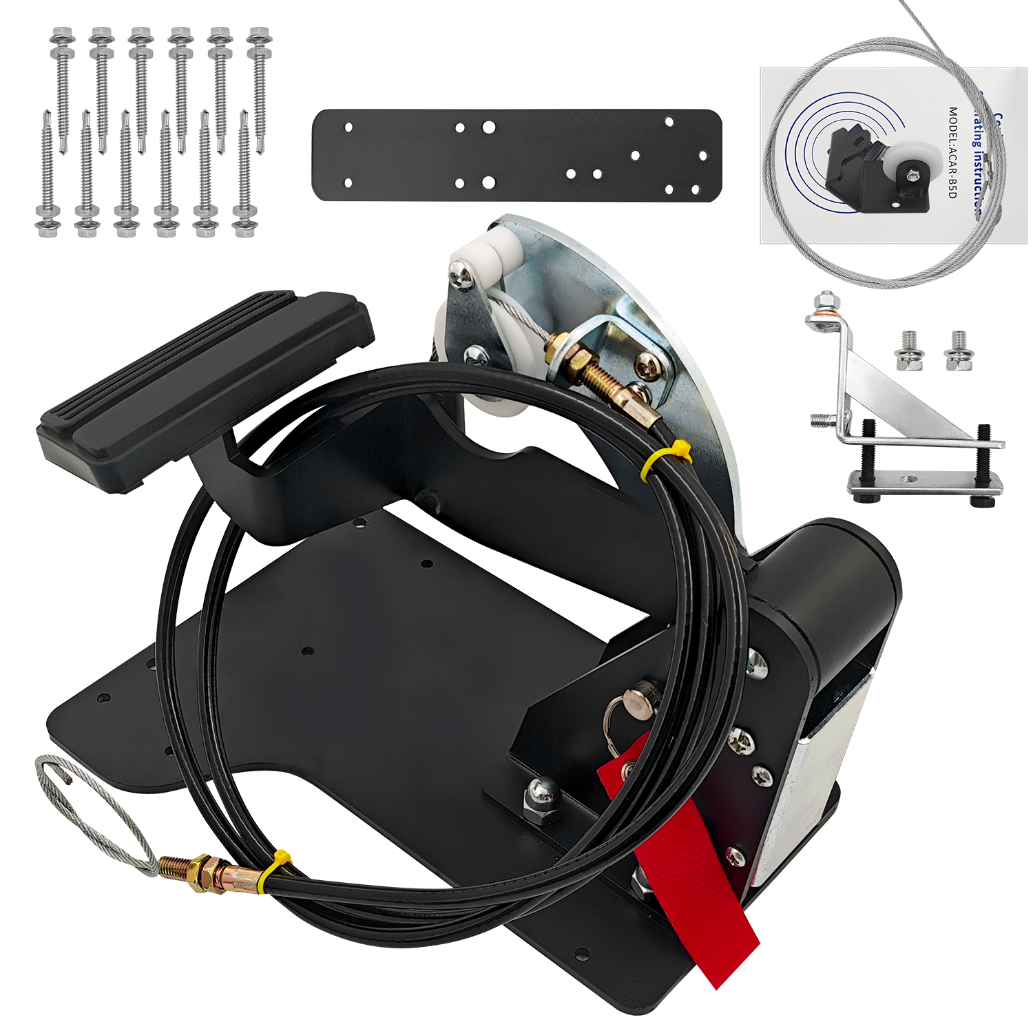Universal Dual Brake Pedal Passenger Side Control System Right Hand Drive Conversion Kit for Driver Education Training Vehicles