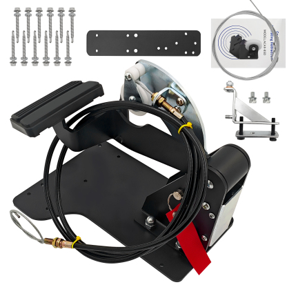 Universal Dual Brake Pedal Passenger Side Control System Right Hand Drive Conversion Kit for Driver Education Training Vehicles